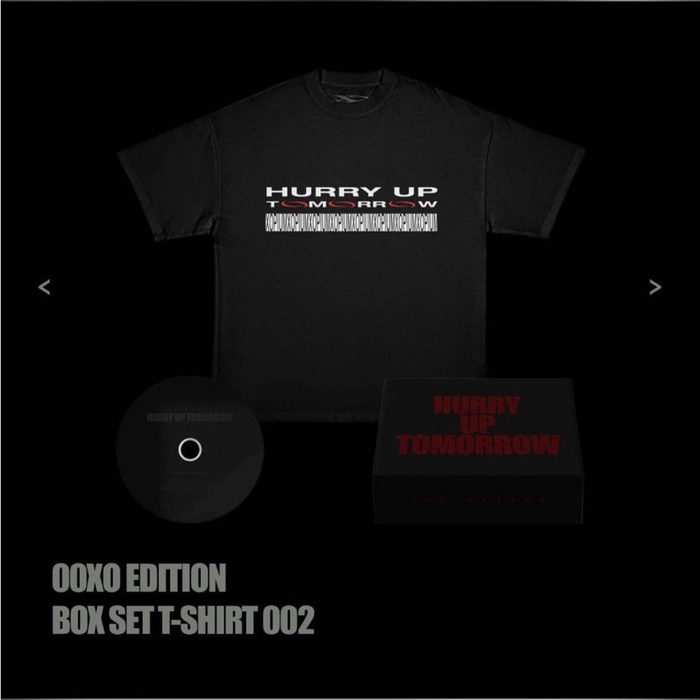Hurry Up Tomorrow Black T-Shirt
